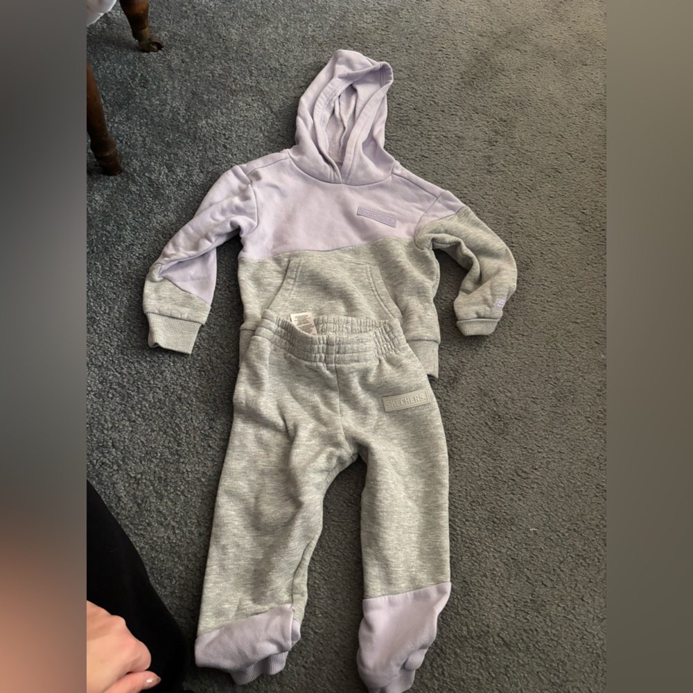 Skechers Cozy Gray Baby Hoodie